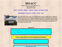 Tablet Screenshot of pets.hoacc.org